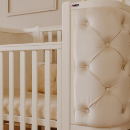 Patut bebe tapitat co-sleeping Victoria 120 × 60 cm – Alb (1)